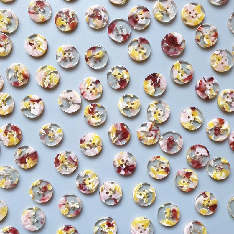 Whimsical button set (15mm shirting size) - Jason Shop Fittings