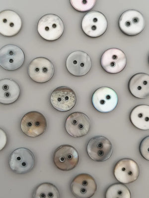 Moon flint button set (shirting size) - Jason Shop Fittings