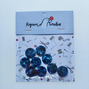 Nightshade button set (15mm shirting size) - Jason Shop Fittings