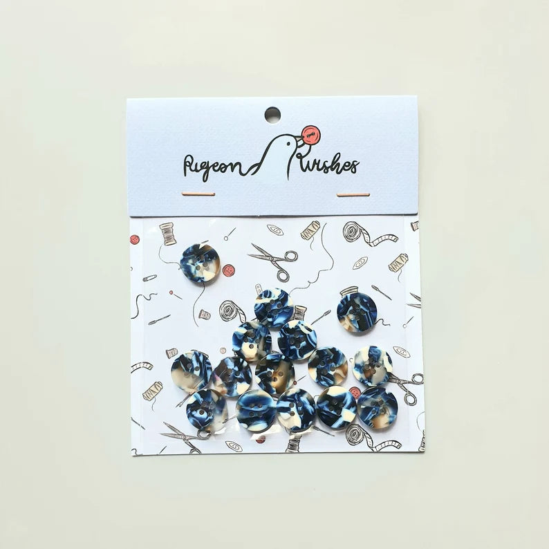 Roswell button set (15mm shirting size) - Jason Shop Fittings