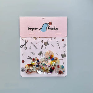 Painterly(20mm medium size)button set - Jason Shop Fittings