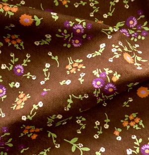 Canvas Style Floral Corduroy | PRICED PER METER