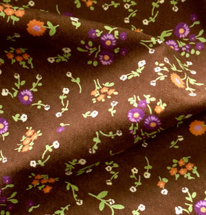 Canvas Style Floral Corduroy | PRICED PER METER - Jason Shop Fittings