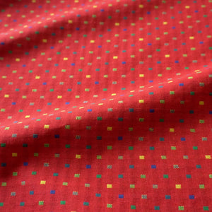 Yarn Died Rainbow Sprinkle - Red | PRICED PER METER - Jason Shop Fittings