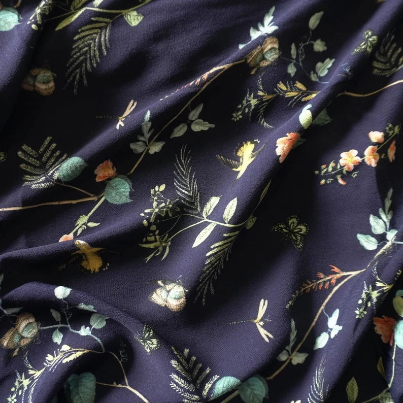 Fitz William Museum Collection Tencel Viscose Crepe | PRICED PER METER