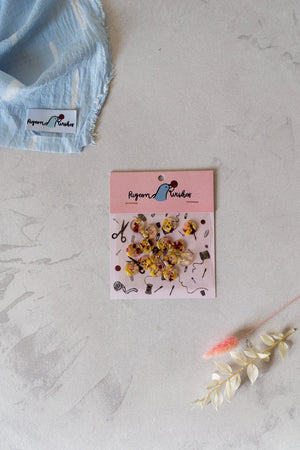 Whimsical button set (15mm shirting size) - Jason Shop Fittings
