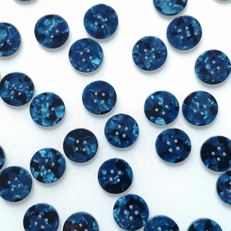 Nightshade button set (15mm shirting size) - Jason Shop Fittings