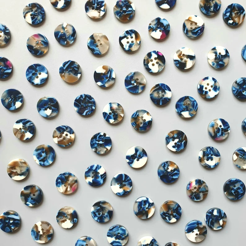 Roswell button set (15mm shirting size) - Jason Shop Fittings
