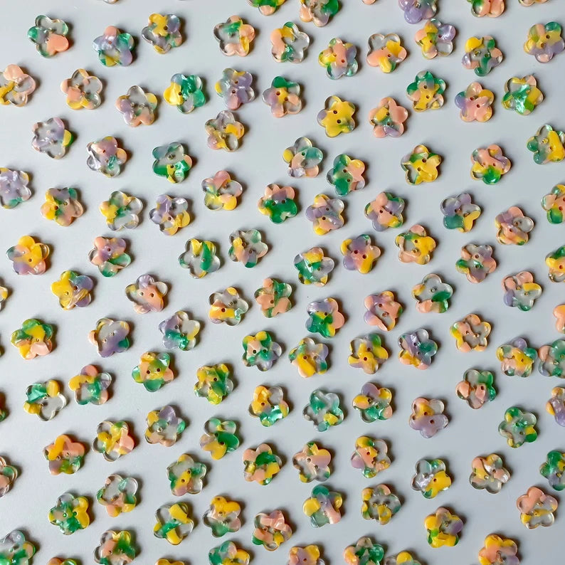 Midsommar button set (15mm shirting size)