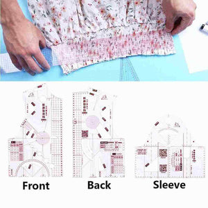1: 5 Ruler for Women Clothes Design, Sewing Pattern Making Tools Template