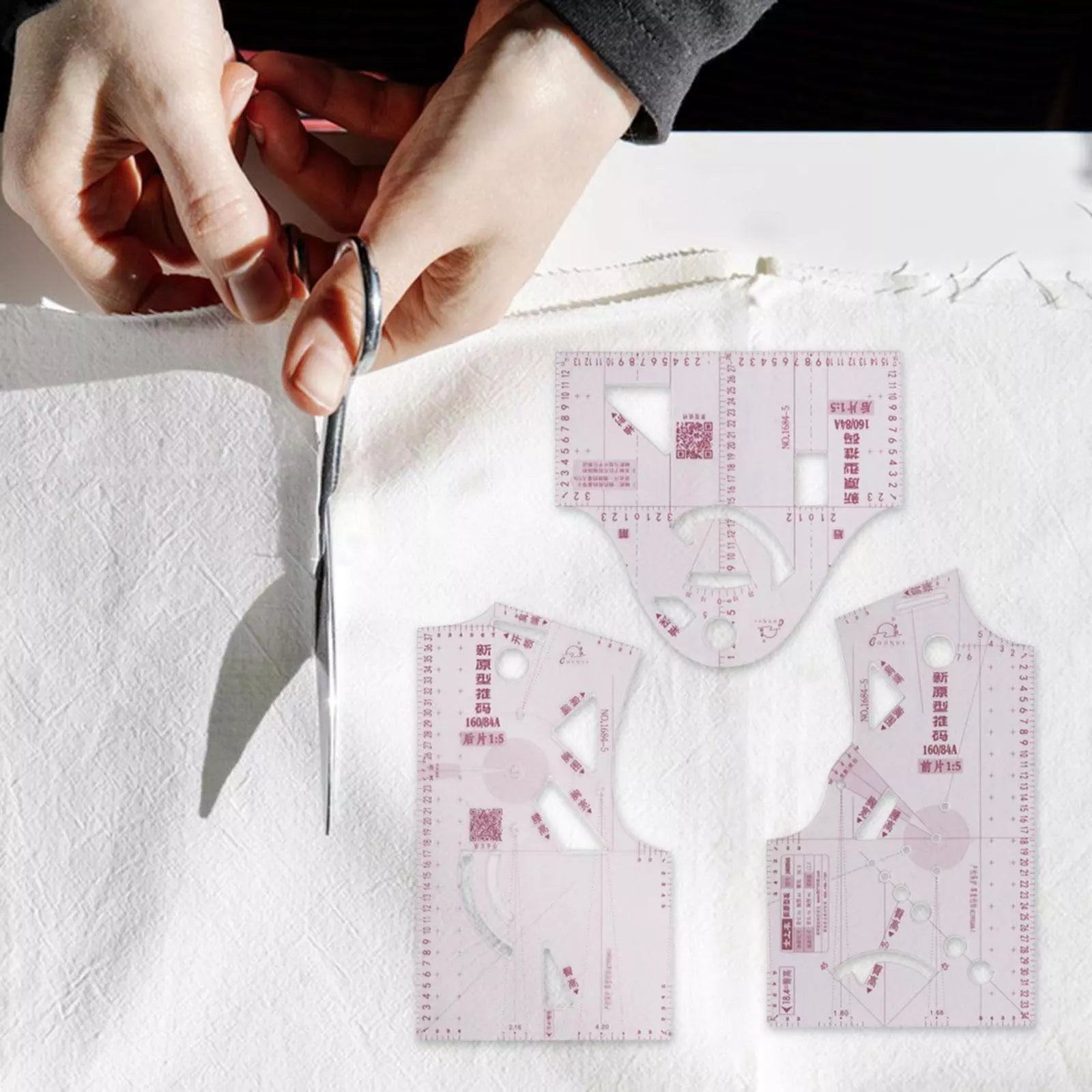 1:3 Fashion Design Ruler Template Clothing Prototype Ruler Clothing Measuring - Jason Shop Fittings