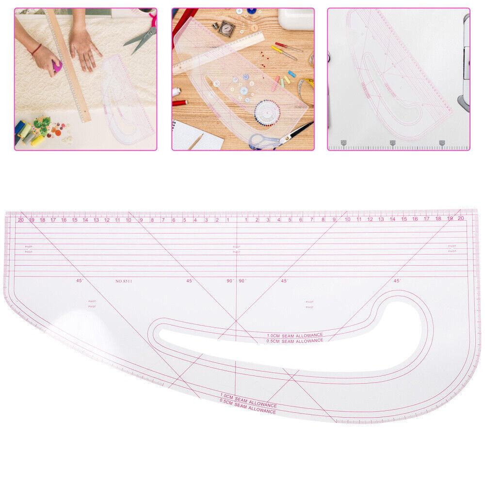 Sa Curve Pattern Ruler Pattern Maker Ruler Clothing Making Curve Ruler Sewing Tools for Tailo