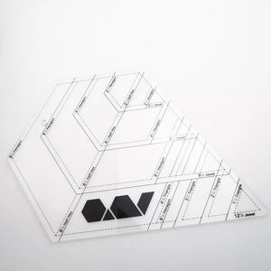 Diamond Quilters Ruler Transparent DIY Tailor Home Tool - Jason Shop Fittings