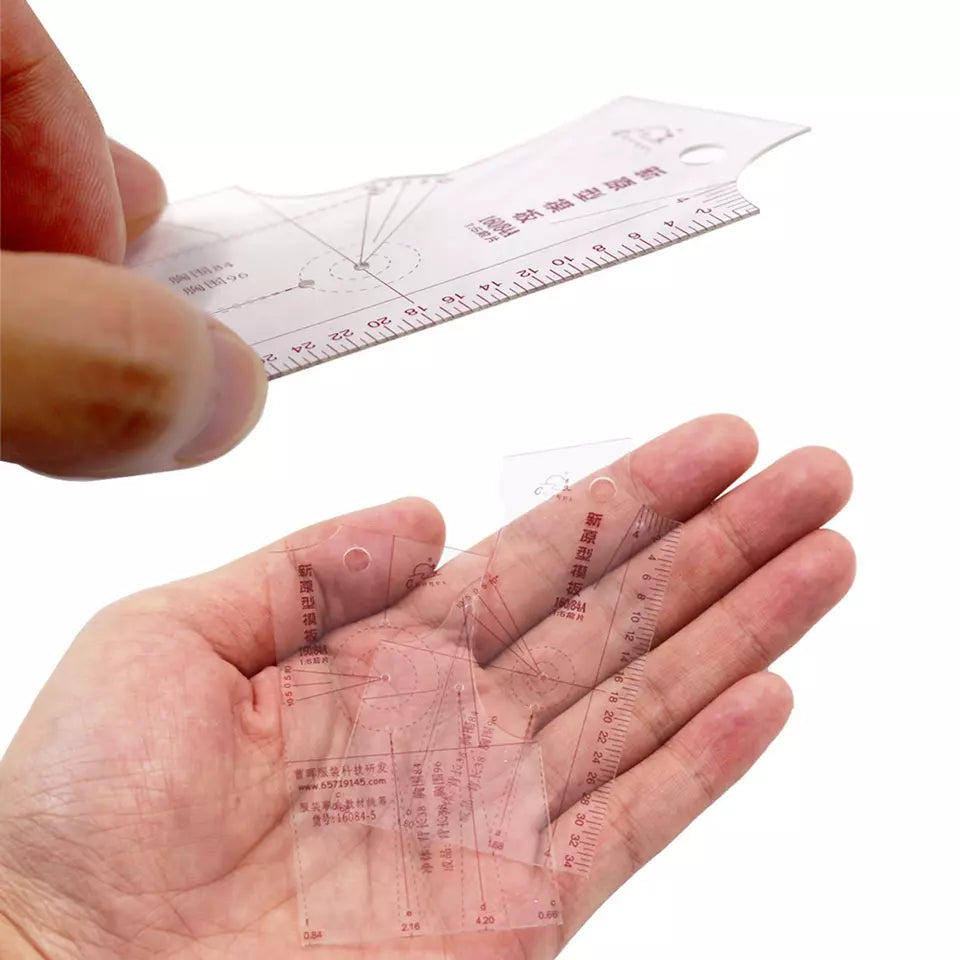 1:3 Fashion Design Ruler Template Clothing Prototype Ruler Clothing Measuring - Jason Shop Fittings