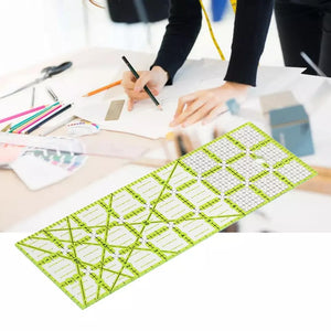 Rectangle Quilting Template Patchwork Sewing Cutting Ruler Tailor DIY - Jason Shop Fittings