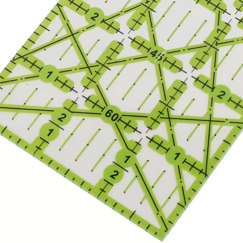 Rectangle Quilting Template Patchwork Sewing Cutting Ruler Tailor DIY - Jason Shop Fittings