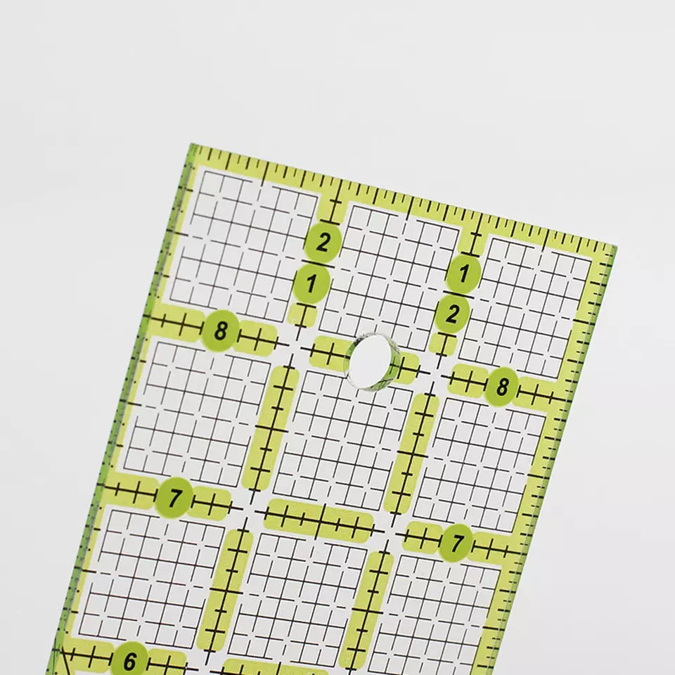 Rectangle Quilting Template Patchwork Sewing Cutting Ruler Tailor DIY - Jason Shop Fittings
