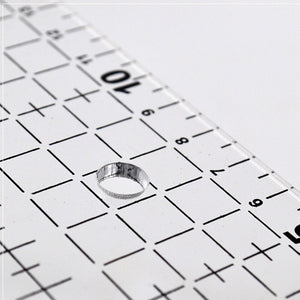Quilters Ruler Non Slip Double Grid Lines for Sewing Quilting Craft - Jason Shop Fittings