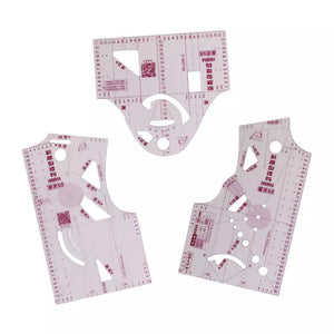 1:3 Fashion Design Ruler Template Clothing Prototype Ruler Clothing Measuring - Jason Shop Fittings