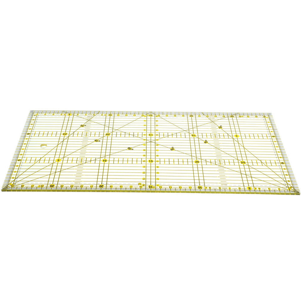 Acrylic Quilters Ruler for Precision Cutting (15 x 30cm) - Jason Shop Fittings