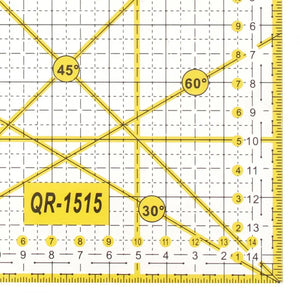 Quilting Ruler Acrylic Quilters' Ruler Fabric Cutting Template for Sewing Crafts - Jason Shop Fittings