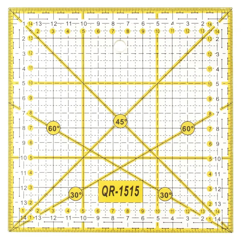 Quilting Ruler Acrylic Quilters' Ruler Fabric Cutting Template for Sewing Crafts - Jason Shop Fittings