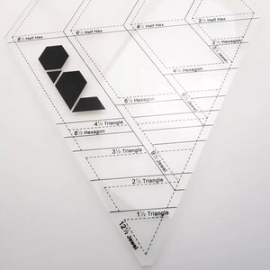 Diamond Quilters Ruler Transparent DIY Tailor Home Tool - Jason Shop Fittings