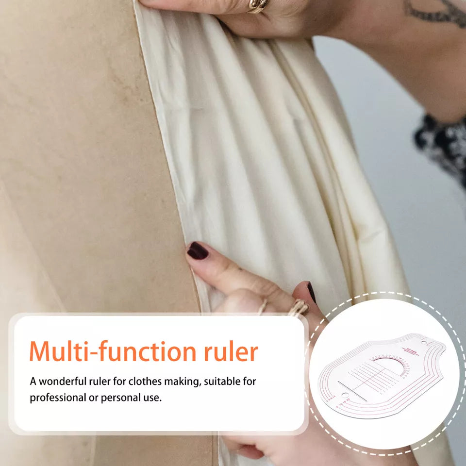 Curve Grading Ruler Precision Sewing French Cutting Clothing - Jason Shop Fittings