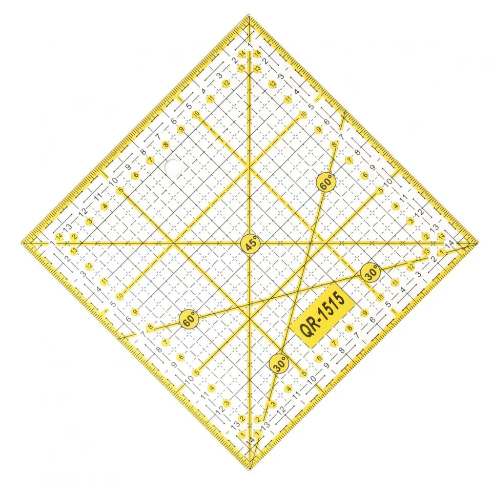 Quilting Ruler Acrylic Quilters' Ruler Fabric Cutting Template for Sewing Crafts - Jason Shop Fittings