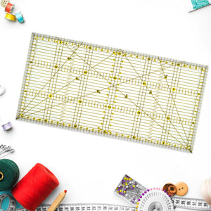 Acrylic Quilters Ruler for Precision Cutting (15 x 30cm) - Jason Shop Fittings